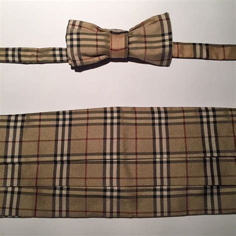 burberry cummerbund and bowtie set|Formal Silk Cummerbund & Pre.